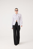Spanish Style High Waist Calista Trousers Black