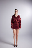 Regina Dress Burgundy