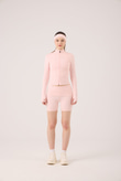 Beli Kıvrımlı Mini Kacie Şort Pembe