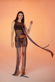 Wrap Dress Brown