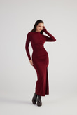 Yasmin Dress Claret Red