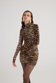 Britney Dress Brown