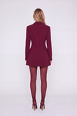 Deja Blazer Jacket Claret Red