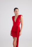 Uma Dress Red