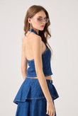 Kaela Jean Vest Blue