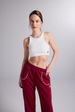 Rhode Bustier Claret Red