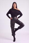 Hera Leather Trousers Black