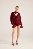 Sassy Shirt Burgundy