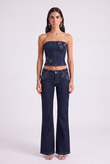 Clover Jeans Navy Blue