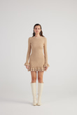 Rebeca Knitwear Dress Beige