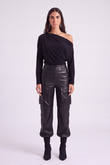 Hera Leather Trousers Black