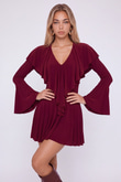 Yolanthe Dress Burgundy