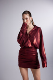 Regina Dress Burgundy