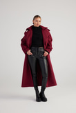 Gina Leather Trousers Black