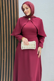 Adessa Krep Abiye Bordo