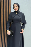 Adessa Krep Abiye Siyah
