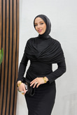 Avenna Sandy Elbise Siyah