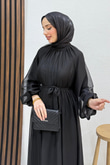 Bery Janjan Elbise Siyah