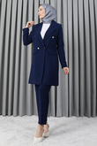Blazer Ceket Takım Lacivert