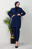 Blazer Ceket Takım Lacivert
