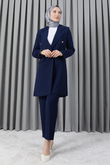 Blazer Ceket Takım Lacivert
