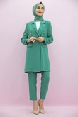 Blazer Ceket Takım Mint