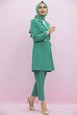 Blazer Ceket Takım Mint