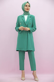 Blazer Ceket Takım Mint