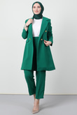 Blazer Ceket Takım Yeşil
