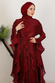 Ebru Yoryo Abiye Bordo