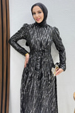 Elisa Tesettür Abiye Siyah