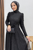 Ezna Simli Abiye Siyah