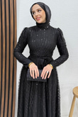 Ezna Simli Abiye Siyah