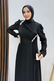 Gülnihal Şifon Abiye Siyah