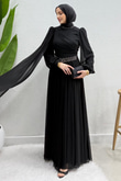 Gülru Şifon Abiye Siyah