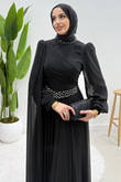 Gülru Şifon Abiye Siyah