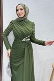 Gülşen Tesettür Abiye Haki