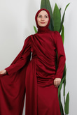 Melike Saten Abiye Bordo