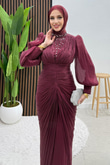 Melora Yoryo Abiye Bordo
