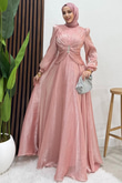 Miona Yoryo Abiye Soft Pembe