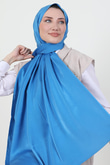 Model Saten Şal Mavi
