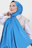 Model Saten Şal Mavi
