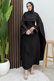 Nadide Krep Abiye Siyah