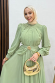 Nalya Şifon Abiye Mint