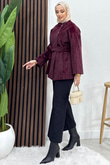Oksana Kaşe Kaban Bordo