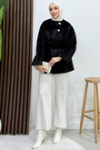 Oksana Kaşe Kaban Siyah