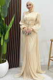 Pastel Yoryo Abiye Gold