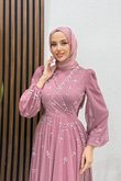 Şirin Tül Abiye Soft Pembe