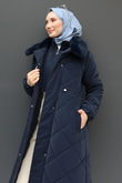 Şişme Anorak Mont Lacivert