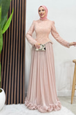 Stara Elit Abiye Soft Pembe